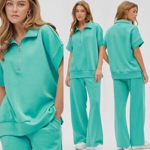 Women's Teal Jumpsuit